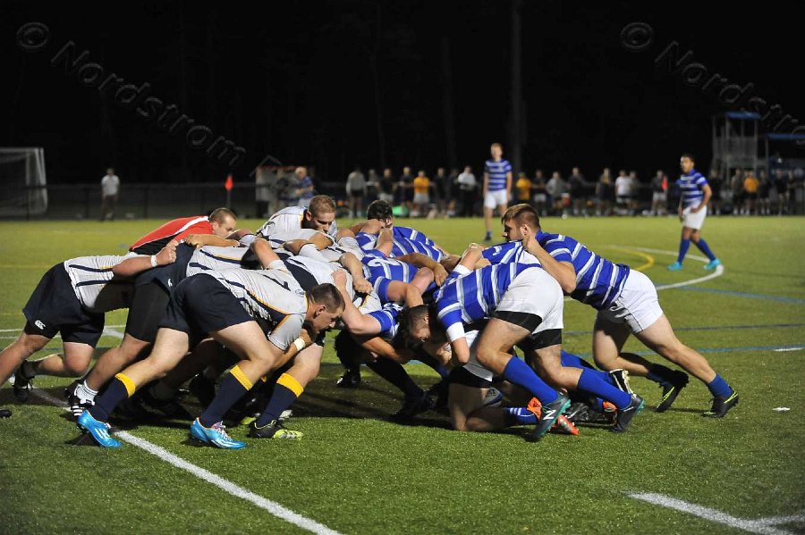 Wheaton Men\'s Rugby vs Mass Maritime.  Photo by Keith Nordstrom